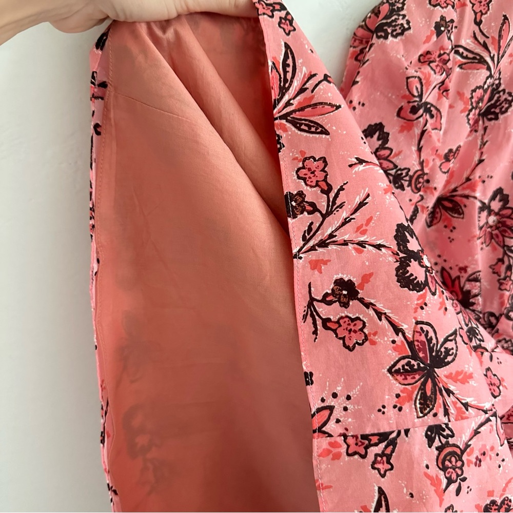 Derek Lam 10 Amelia Floral Gathered Mini Dress Size 2 - Picture 4 of 10